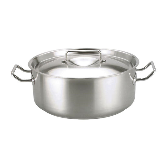 Chef Inox Elite Casserole Pot with Lid 18Ltr • PAS-FL465