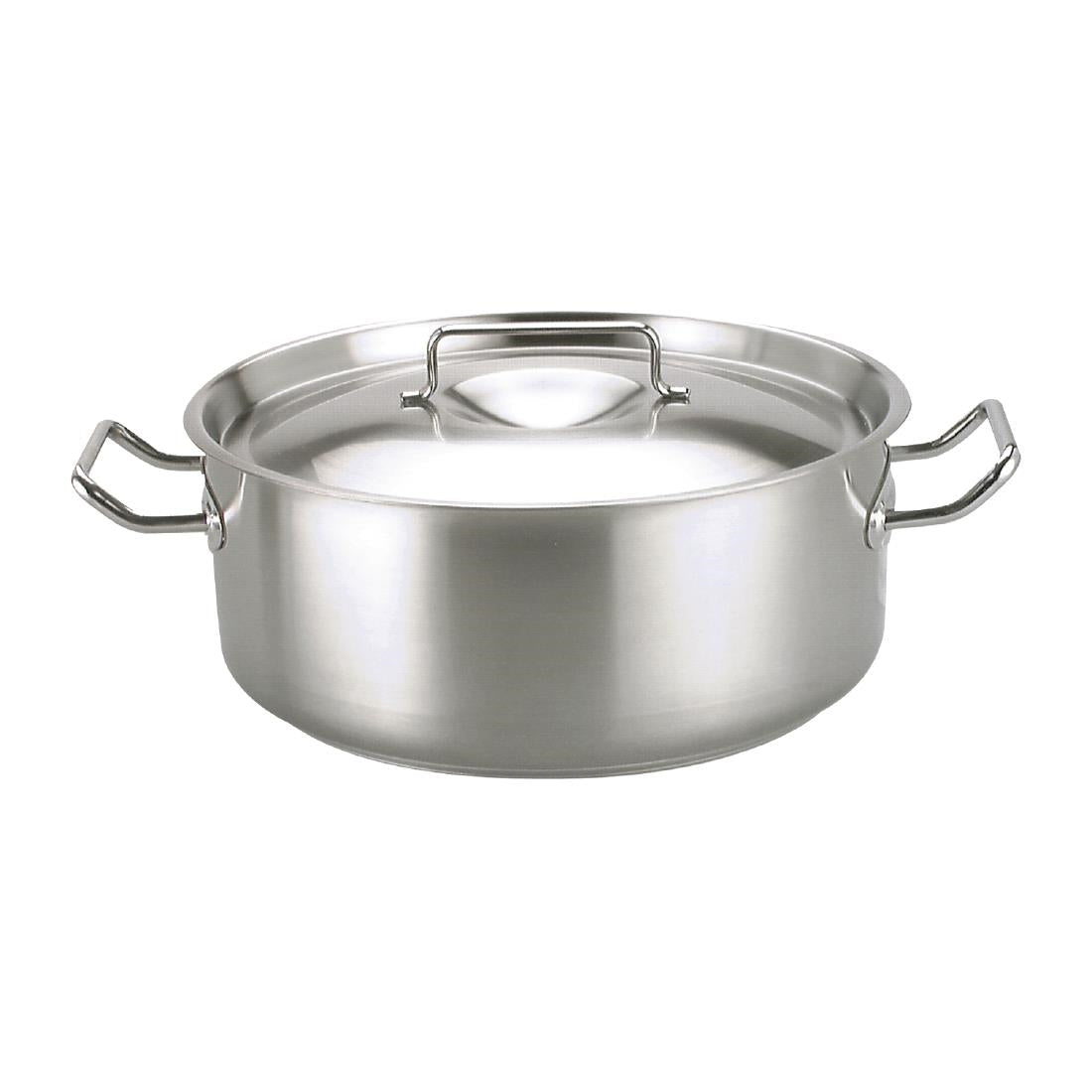 Chef Inox Elite Casserole Pot with Lid 25Ltr • PAS-FL466