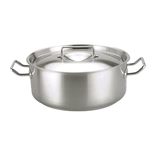 Chef Inox Elite Casserole Pot with Lid 25Ltr • PAS-FL466