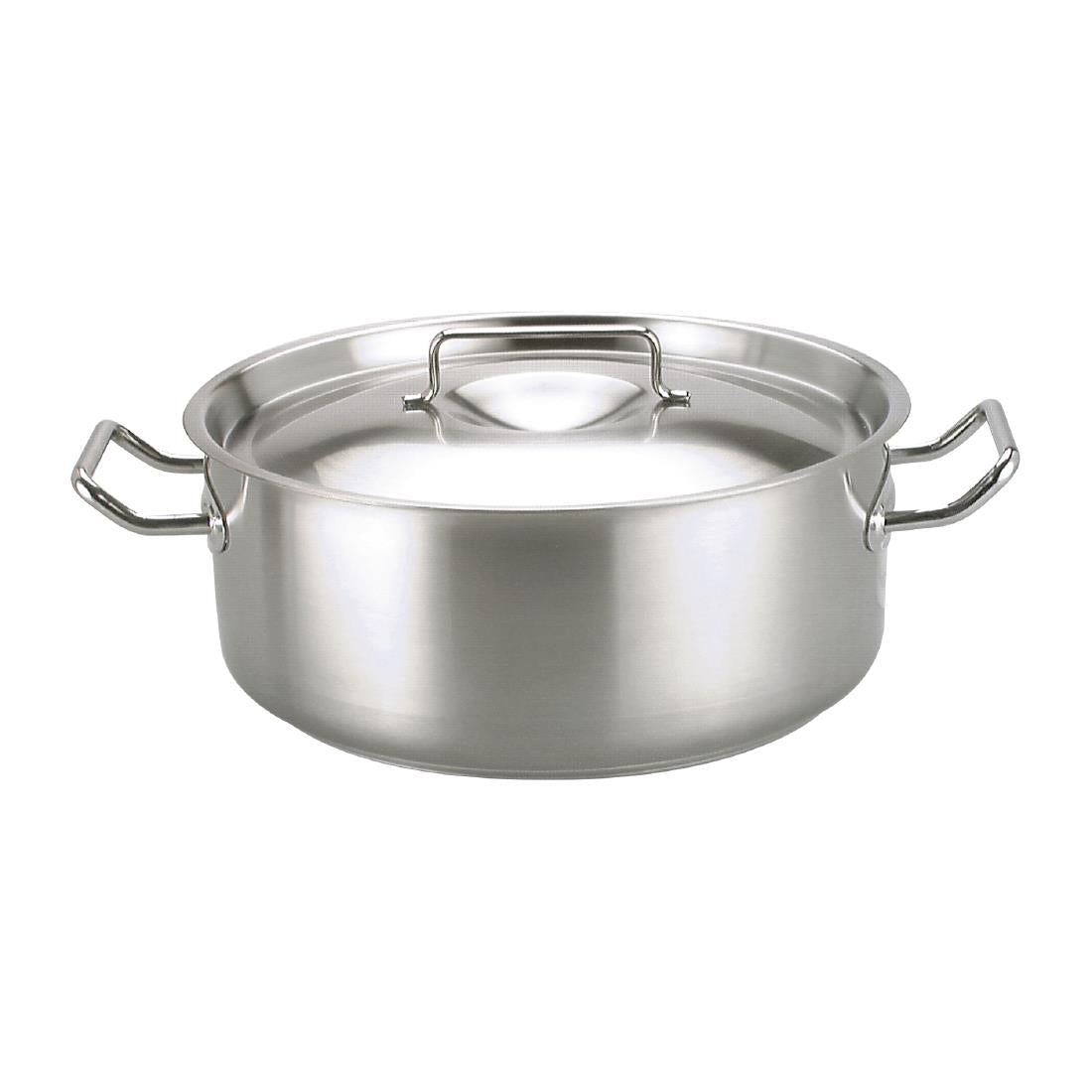 Chef Inox Elite Casserole Pot with Lid 37Ltr • PAS-FL467