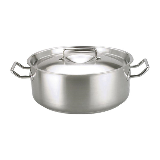 Chef Inox Elite Casserole Pot with Lid 37Ltr • PAS-FL467