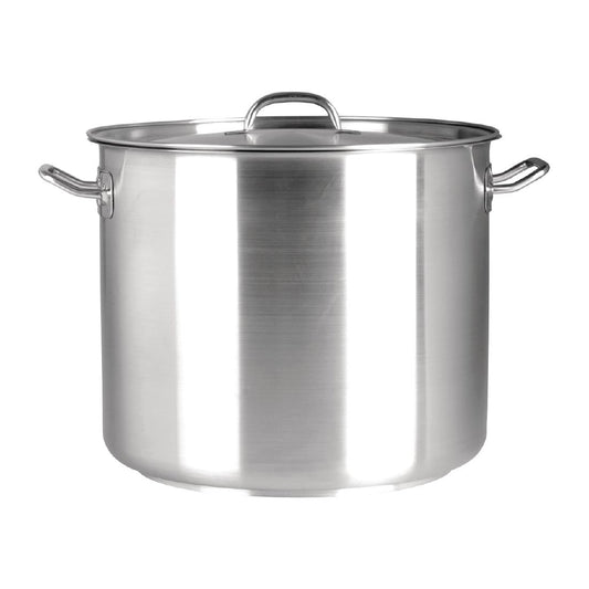 Chef Inox Elite Stock Pot with Lid 8.25Ltr • PAS-FL512
