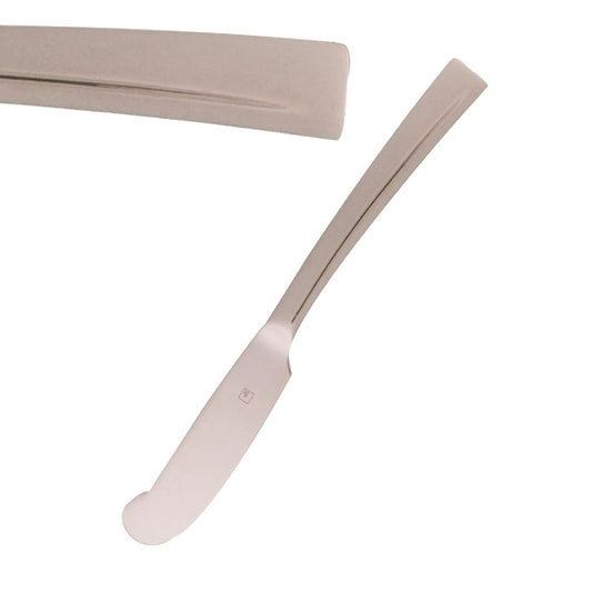 Tablekraft Amalfi Solid Butter Knives Stainless Steel 18/10 (12 Pack) • PAS-FL515