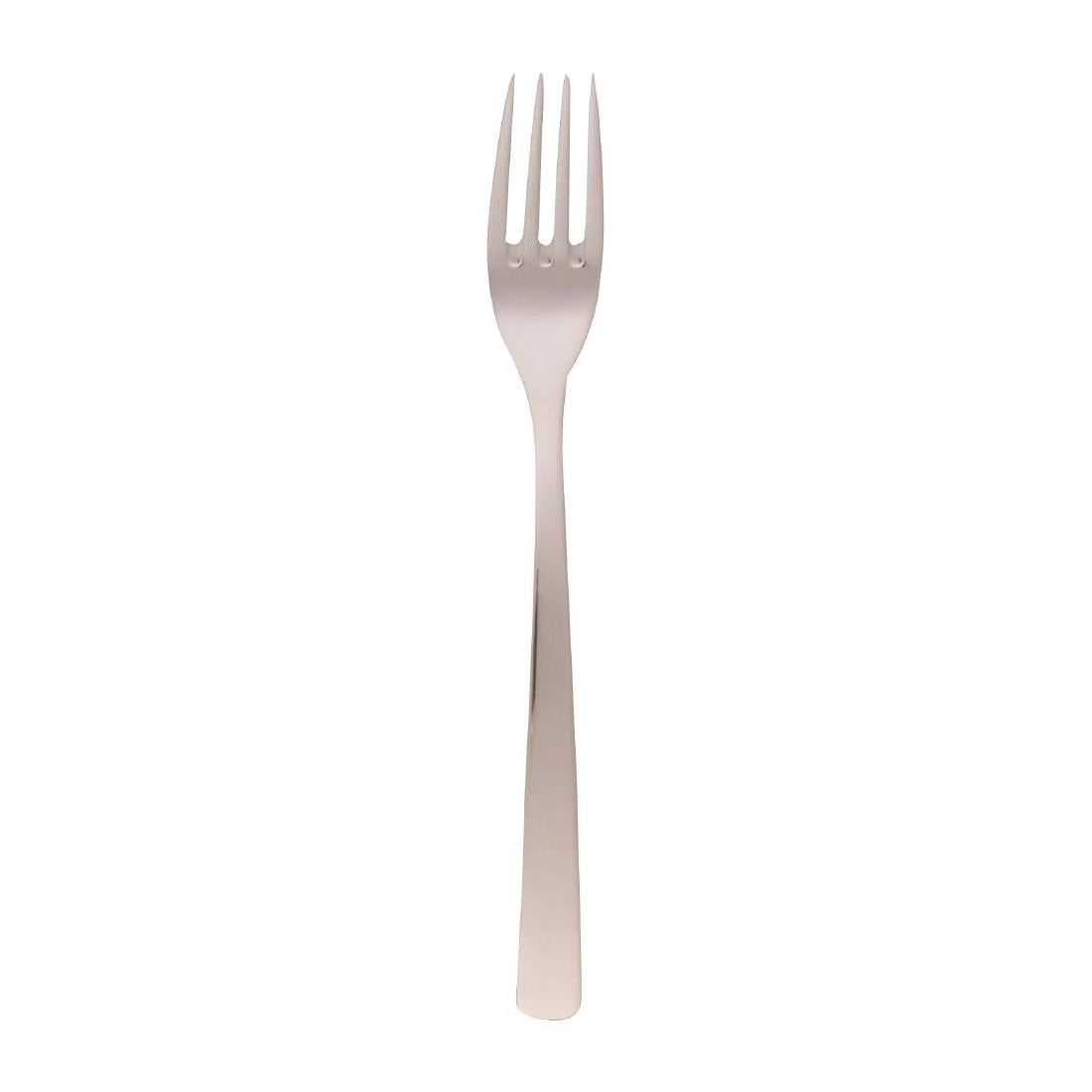 Tablekraft Amalfi Dessert Forks Stainless Steel 18/10 (12 Pack) • PAS-FL519