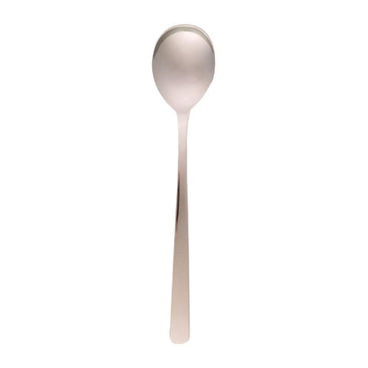 Tablekraft Amalfi Salad Spoons Stainless Steel 18/10 (12 Pack) • PAS-FL525