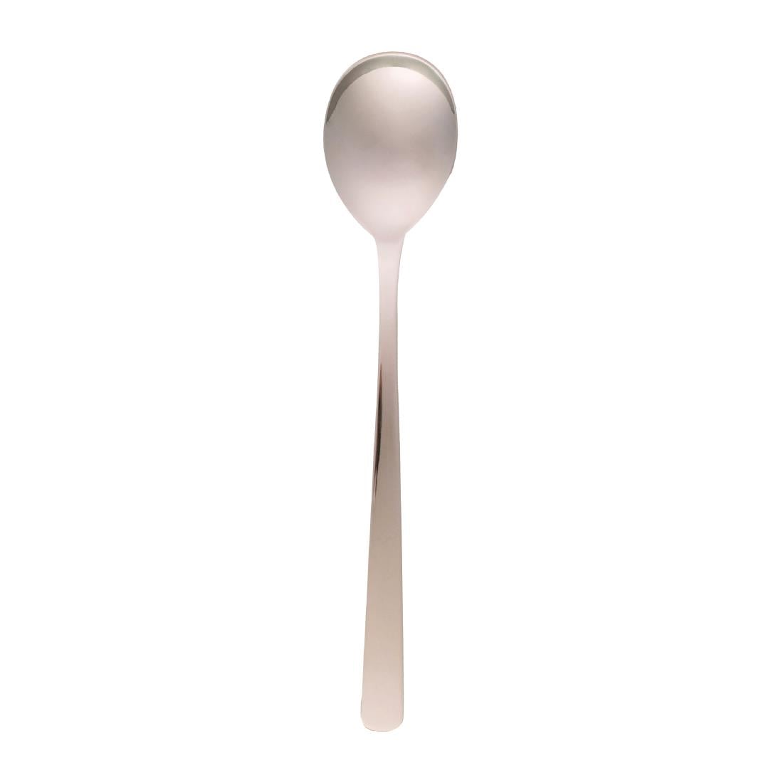 Tablekraft Amalfi Salad Spoons Stainless Steel 18/10 (12 Pack) • PAS-FL525