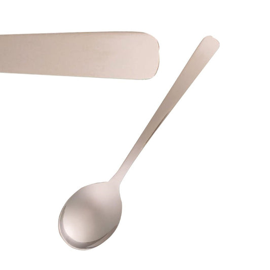 Tablekraft Amalfi Soup Spoons Stainless Steel 18/10 (12 Pack) • PAS-FL528