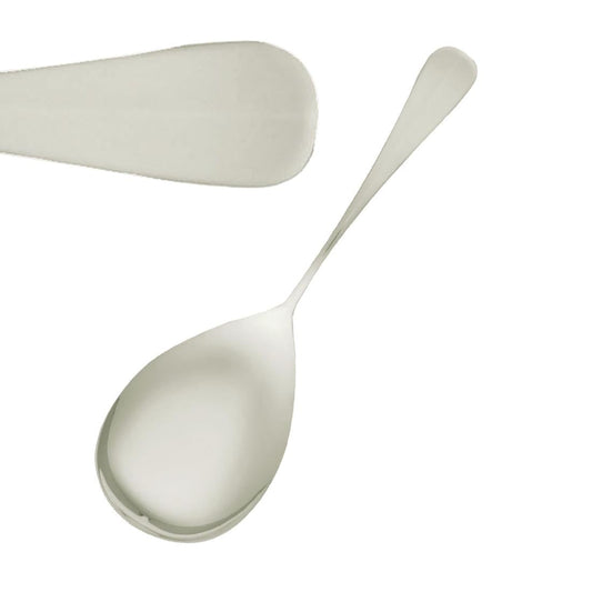 Tablekraft Bogart Rice Serving Spoon 18/10 Stainless Steel (12 Pack) • PAS-FL580