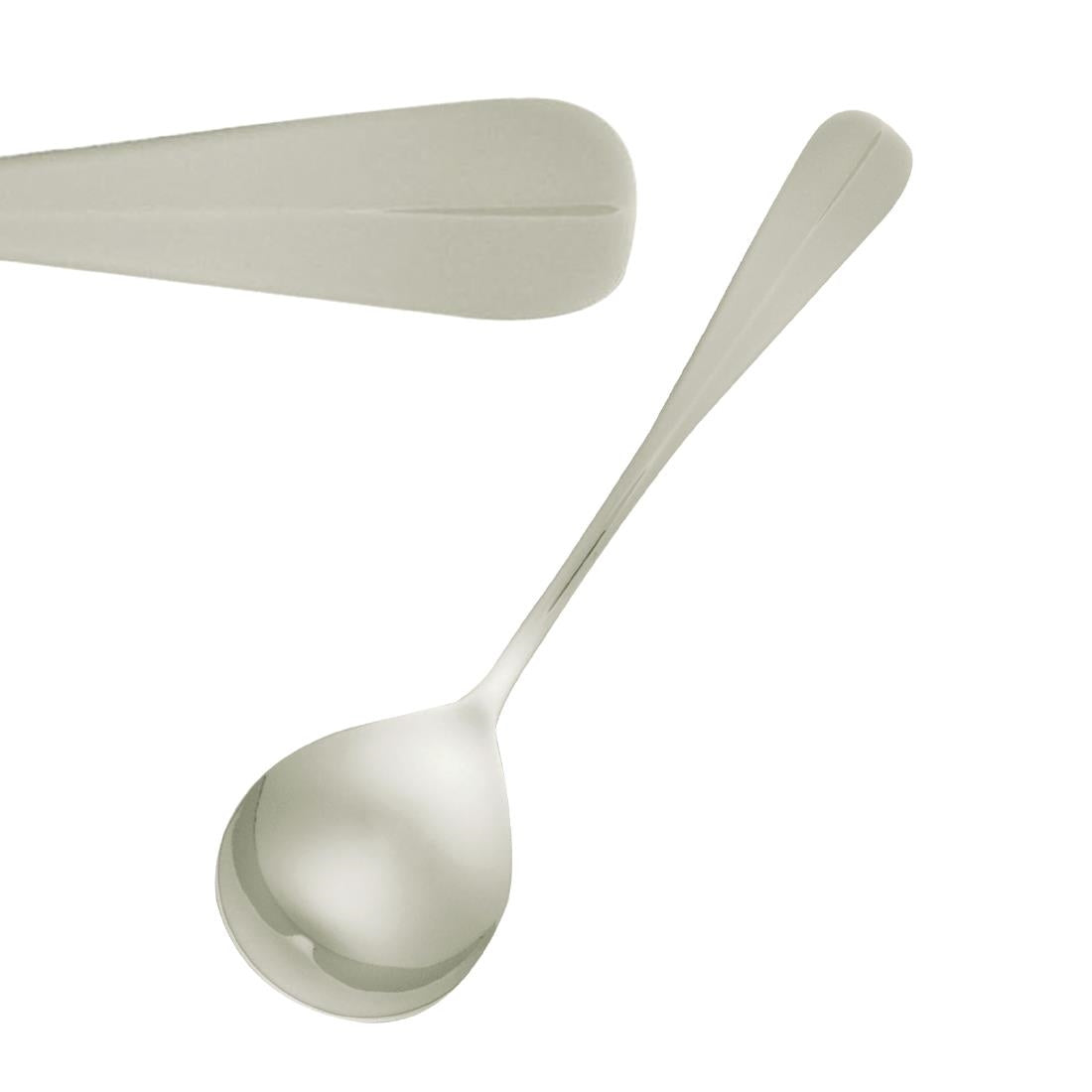 Tablekraft Bogart Soup Spoons Stainless Steel 18/10 (12 Pack) • PAS-FL589