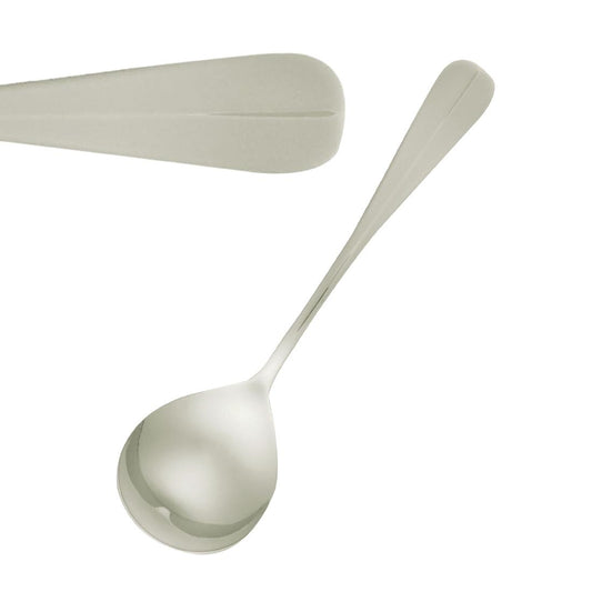 Tablekraft Bogart Soup Spoons Stainless Steel 18/10 (12 Pack) • PAS-FL589