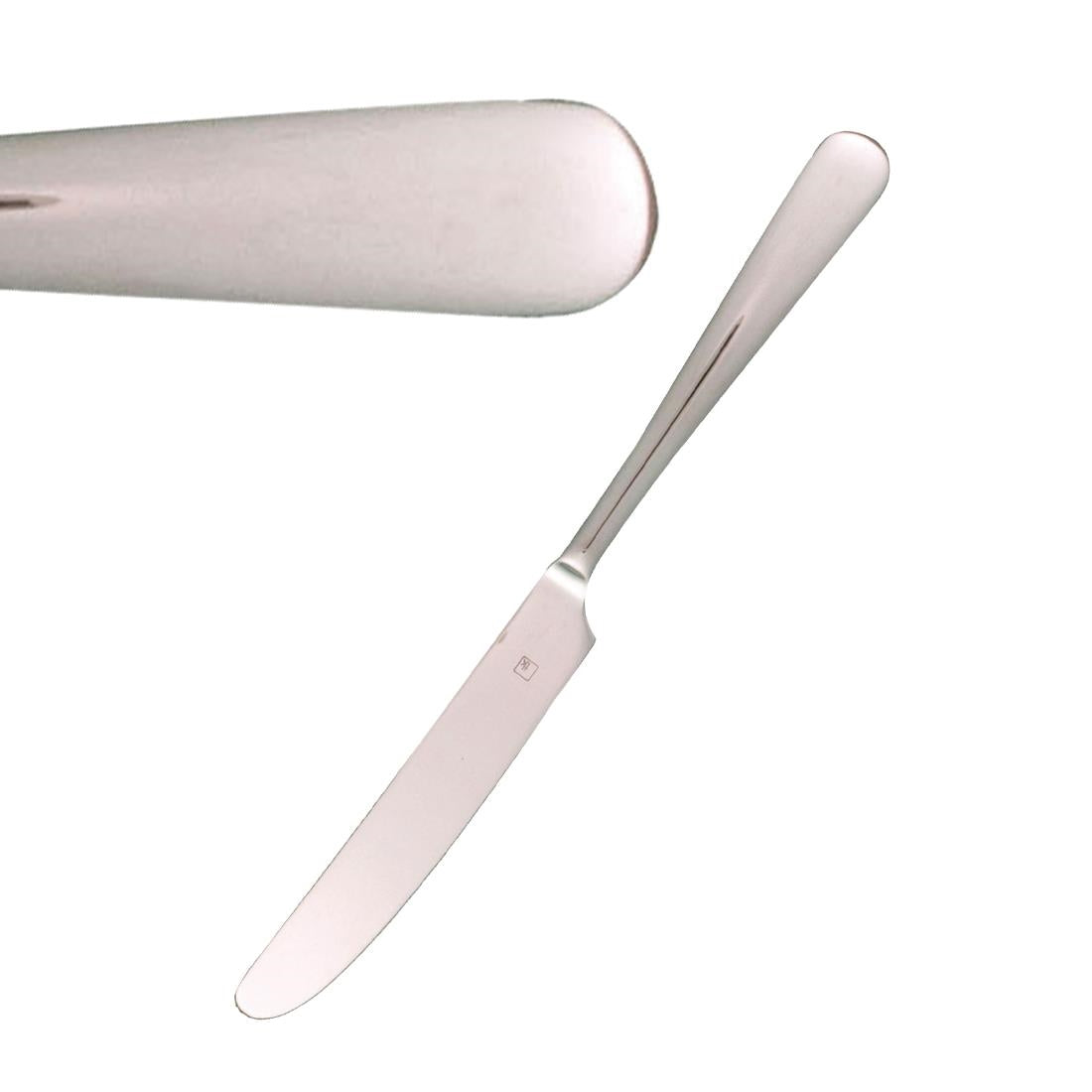 Tablekraft Florence Solid Dessert Knives Stainless Steel 18/10 (12 Pack) • PAS-FL606