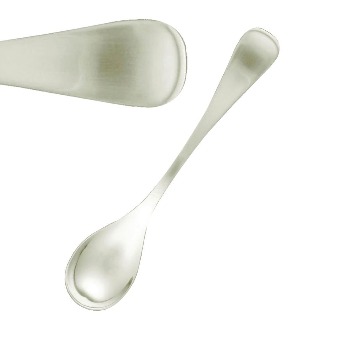 Tablekraft Elite Small Dessert Spoons Stainless Steel 18/10 (12 Pack) • PAS-FL619