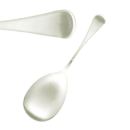 Tablekraft Elite Rice Serving Spoon 18/10 Stainless Steel (12 Pack) • PAS-FL625