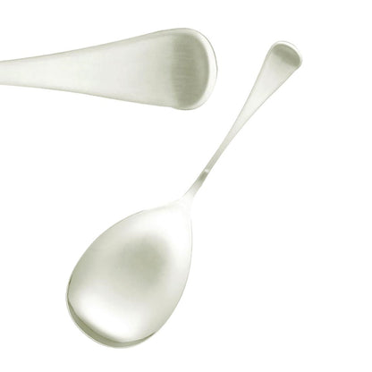 Tablekraft Elite Rice Serving Spoon 18/10 Stainless Steel (12 Pack) (Pack of 12) • PAS-FL625