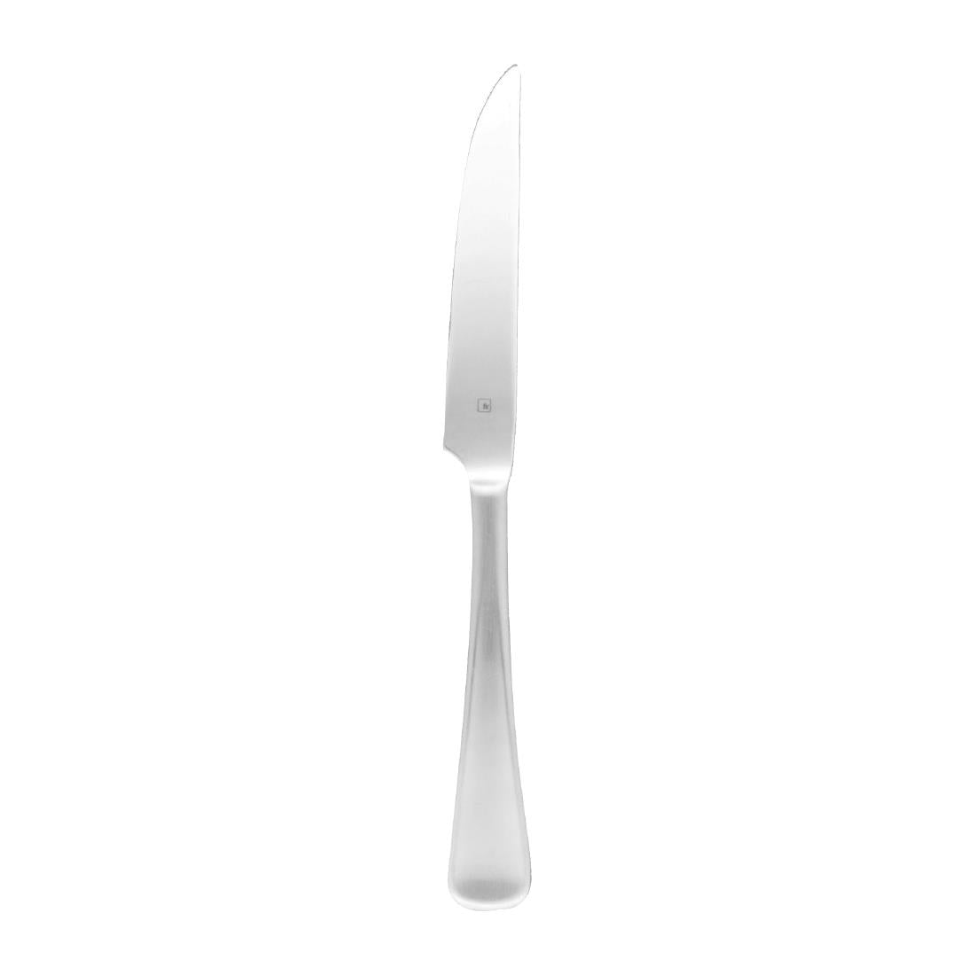 Tablekraft Elite Solid Steak Knives Stainless Steel 18/10 (12 Pack) (Pack of 12) • PAS-FL632