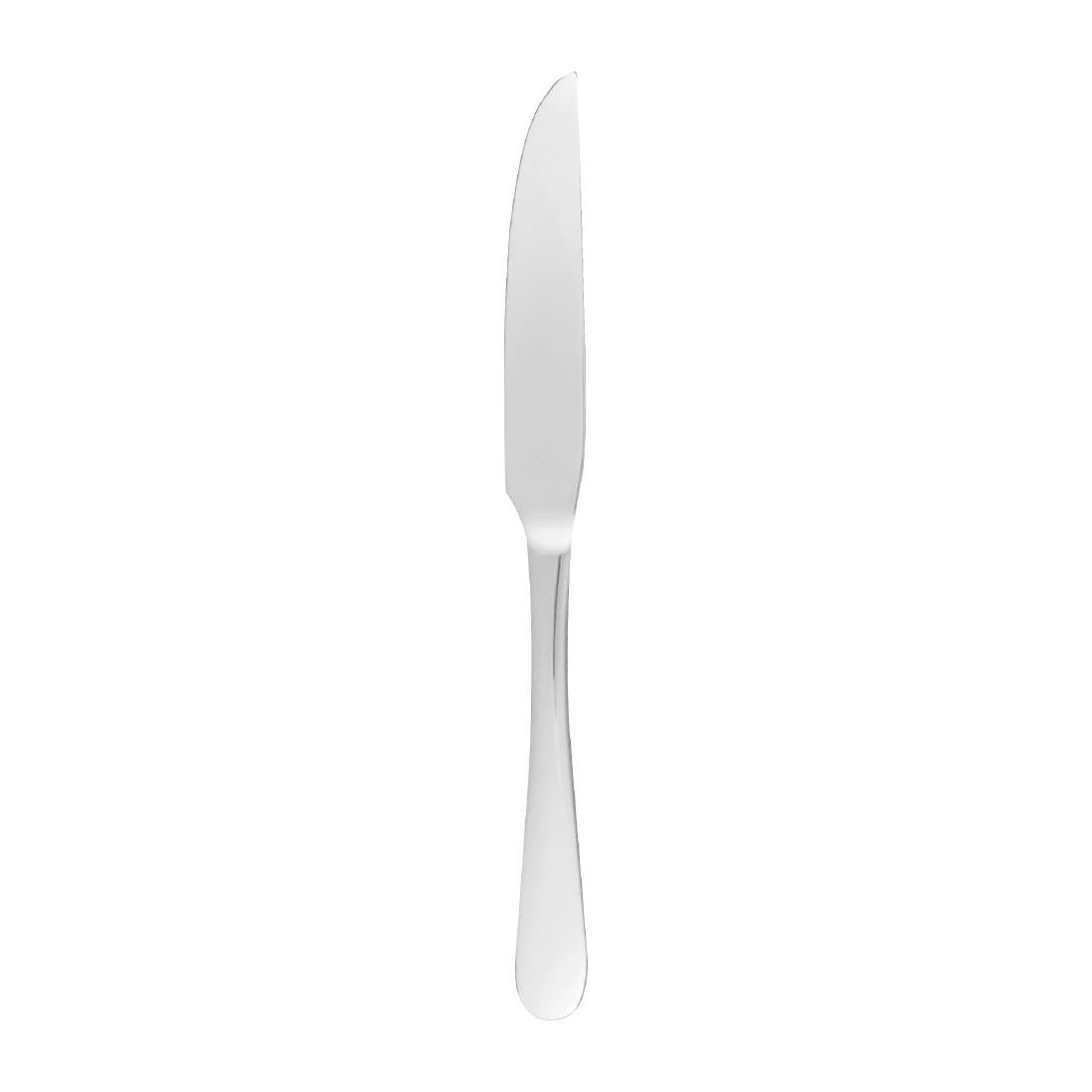 Tablekraft Luxor Solid Steak Knives Stainless Steel 18/0 (12 Pack) • PAS-FL659
