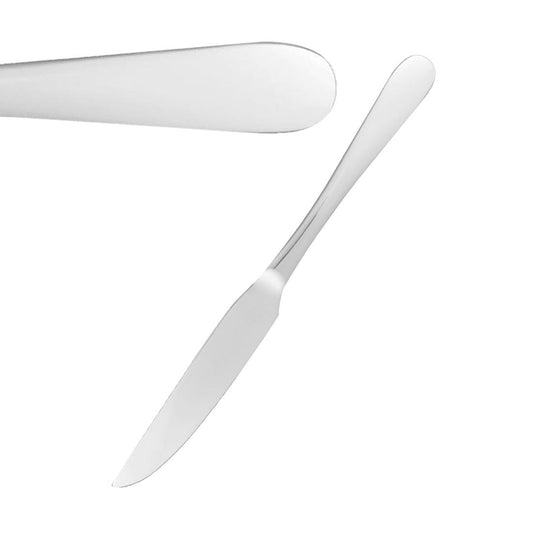Tablekraft Luxor Solid Steak Knives Stainless Steel 18/0 (12 Pack) • PAS-FL659