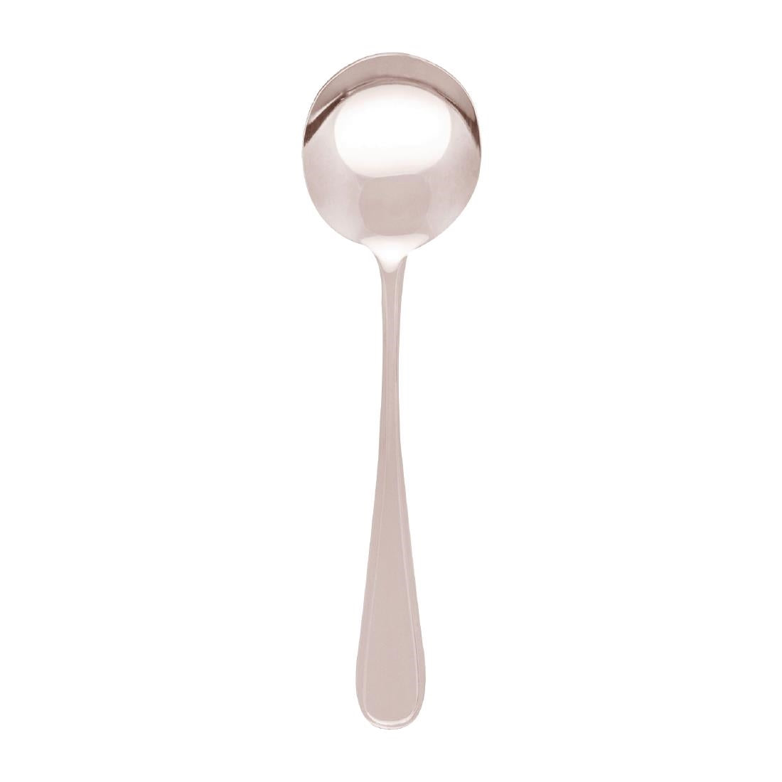 Tablekraft Melrose Soup Spoons Stainless Steel 18/0 (12 Pack) • PAS-FL673