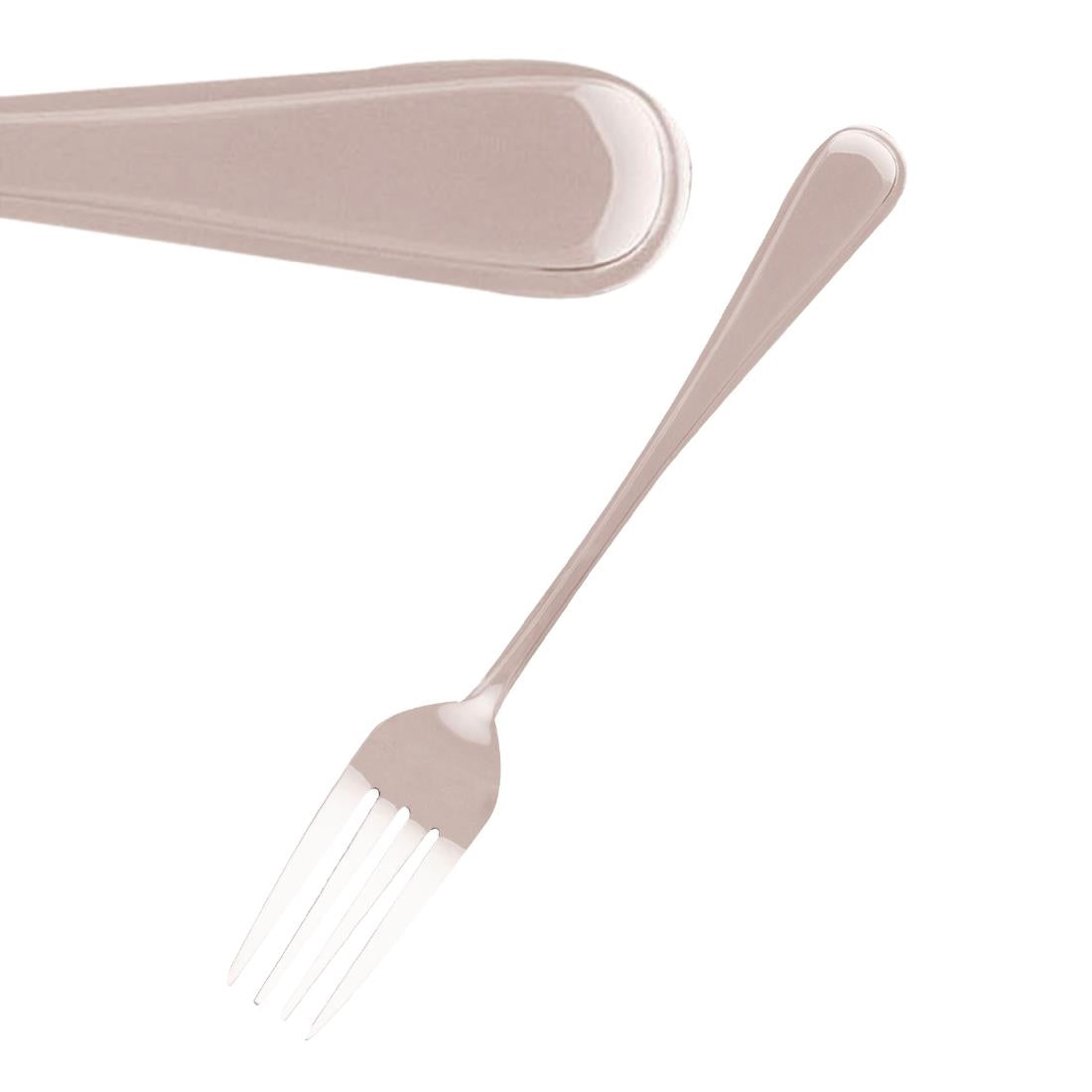 Tablekraft Melrose Table Forks Stainless Steel 18/0 (12 Pack) • PAS-FL674