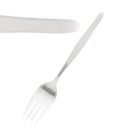 Tablekraft Princess Fruit Forks Stainless Steel 18/0 (12 Pack) • PAS-FL685