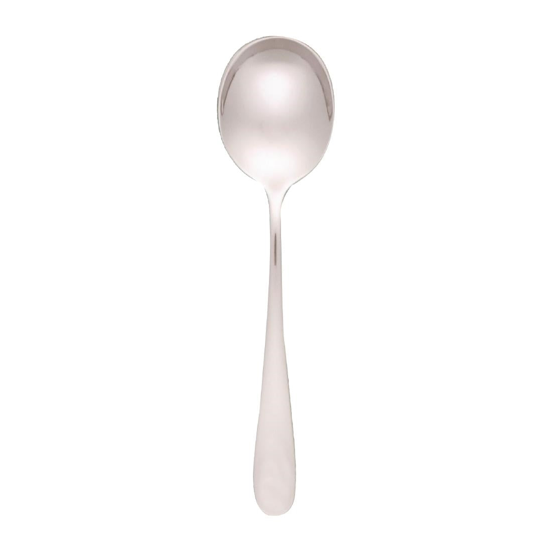 Tablekraft Florence Soup Spoons Stainless Steel 18/10 (12 Pack) • PAS-FL700