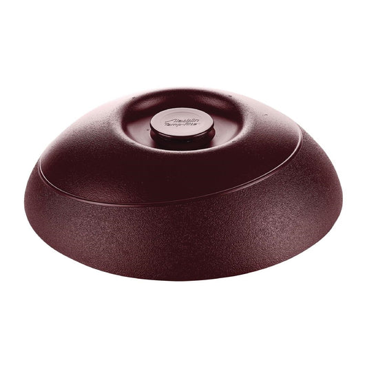 Aladdin Temp-Rite Allure Insulated Domes Burgundy 230mm (12 Pack) • PAS-FL728
