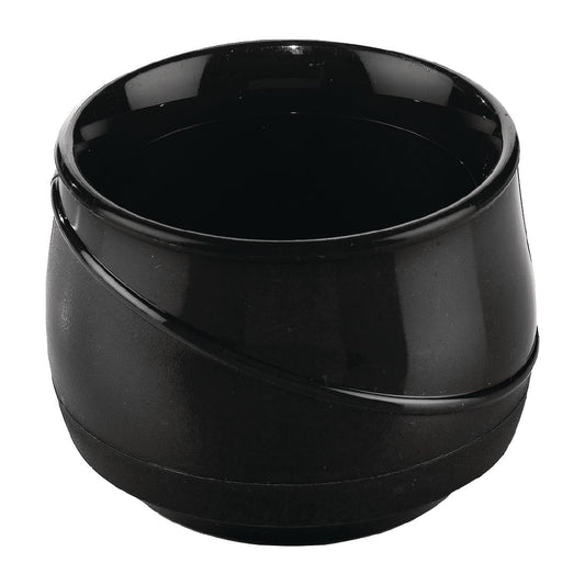 Aladdin Temp-Rite Allure Round Insulated Bowls Black 150ml (48 Pack) • PAS-FL738
