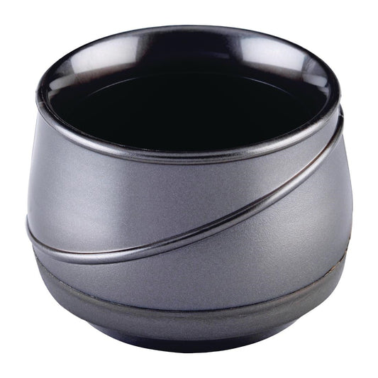 Aladdin Temp-Rite Allure Round Insulated Bowls Tungsten 150ml (48 Pack) • PAS-FL742
