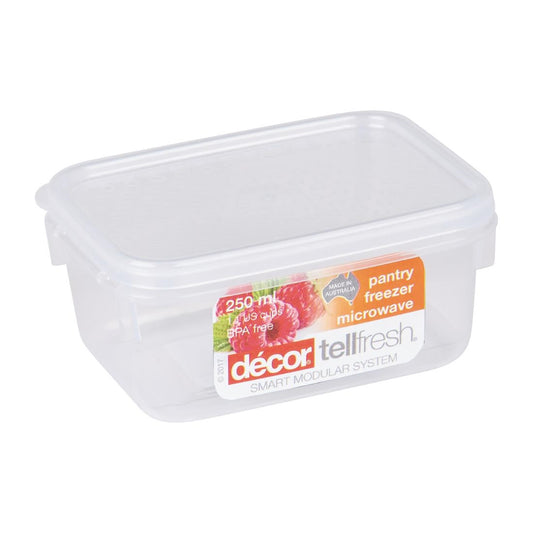 Decor TellFresh Food Storage Container 250ml (3 Pack) • PAS-FL783
