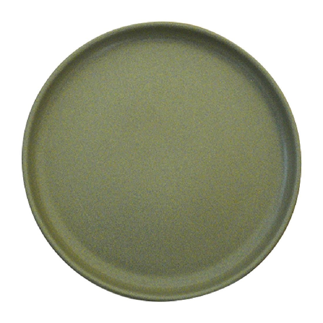 Eclipse Uno Round Plates Green 175mm (6 Pack) (Pack of 6) • PAS-FL802