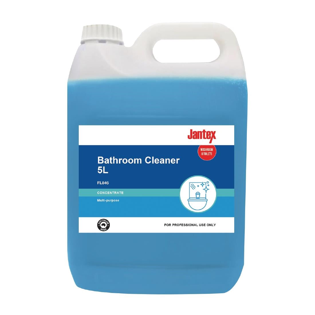 Jantex Bathroom Cleaner Concentrate 5Ltr • PAS-FL846