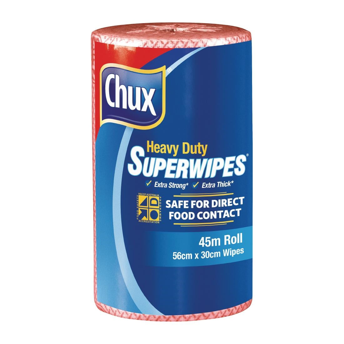 Chux Superwipes Heavy Duty Red 45m Roll • PAS-FL872