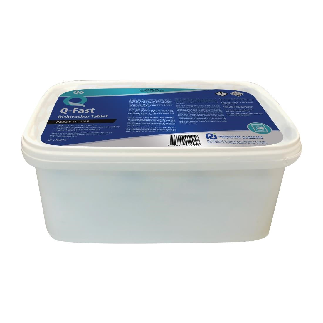 Peerless Jal Q-Fast Dishwasher Tablets (56 Pack) (Box of 56 tablets) • PAS-FL930