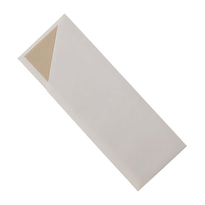 EcoSafe Cutlery Pouches with 2-Ply Bamboo Napkin White (500 Pack) (Pack of 500) • PAS-FL958