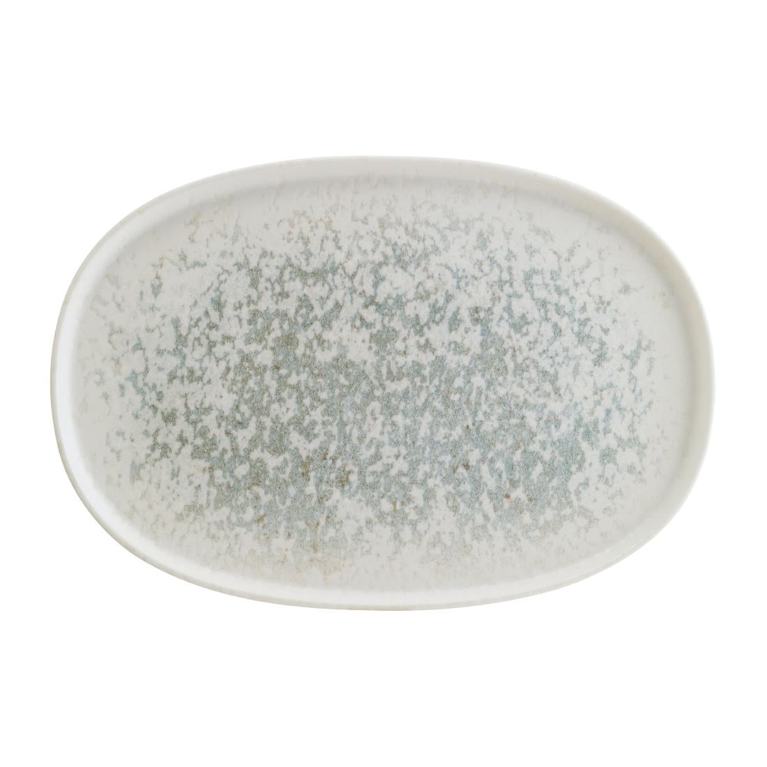 Bonna Lunar Oval Platters Ocean Blue 340x230mm (6 Pack) (Size: 340(L) x 230(W) x 18(H)mm | Vitrified Porcelain | Pack Quantity: 6) • PAS-FL969