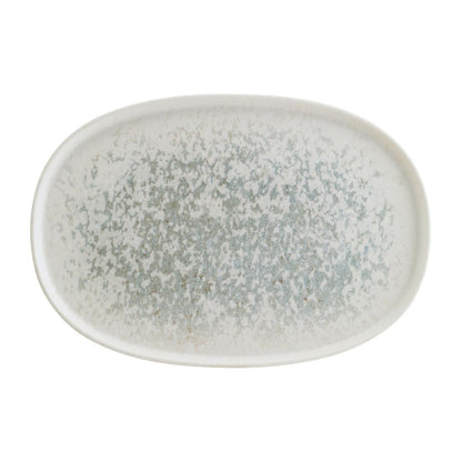 Bonna Lunar Oval Platters Ocean Blue 340x230mm (6 Pack) (Size: 340(L) x 230(W) x 18(H)mm | Vitrified Porcelain | Pack Quantity: 6) • PAS-FL969