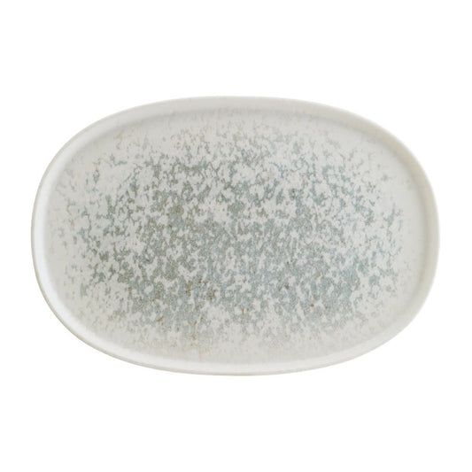 Bonna Lunar Oval Platters Ocean Blue 340x230mm (6 Pack) (Size: 340(L) x 230(W) x 18(H)mm | Vitrified Porcelain | Pack Quantity: 6) • PAS-FL969