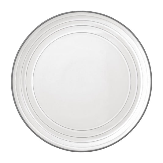 Tablekraft Linea Round Coupe Plates White 280mm (3 Pack) • PAS-FL987