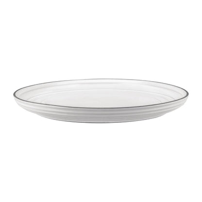 Tablekraft Linea Round Coupe Plates White 280mm (3 Pack) • PAS-FL987