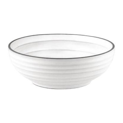 Tablekraft Linea Round Deep Bowls White 160mm (6 Pack) (Pack of 6) • PAS-FL989