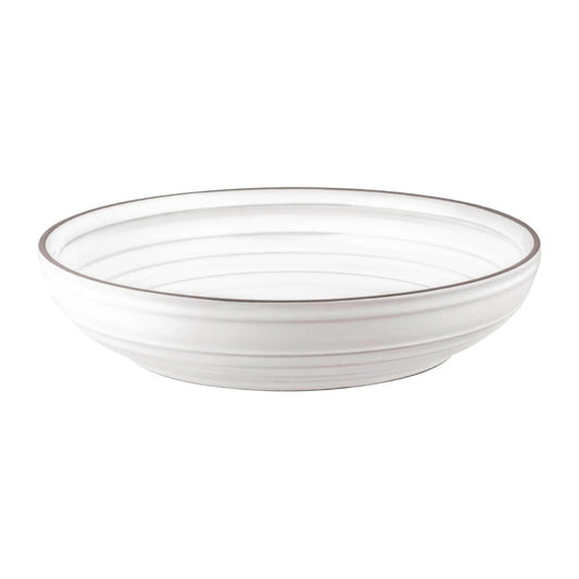Tablekraft Linea Round Pasta / Soup Plates White 220mm (4 Pack) • PAS-FL990