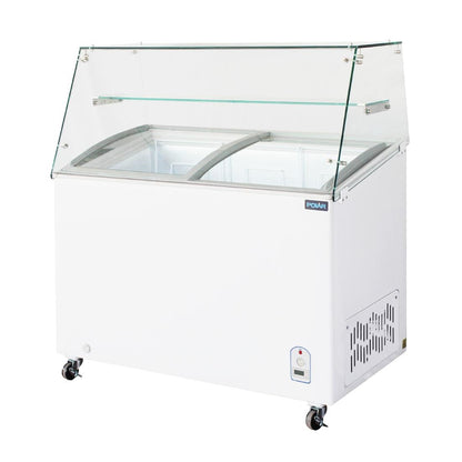 "Polar G Series Display Chest Freezer 200Ltr with Glass Surround" • PAS-FL991-A