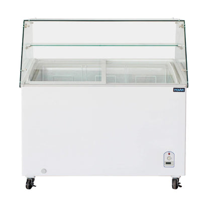 "Polar G Series Display Chest Freezer 200Ltr with Glass Surround" • PAS-FL991-A