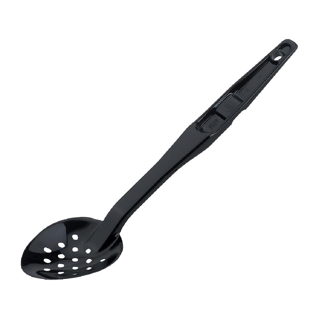 Cambro Polycarbonate Perforated Deli Spoon Black 330mm • PAS-FL999