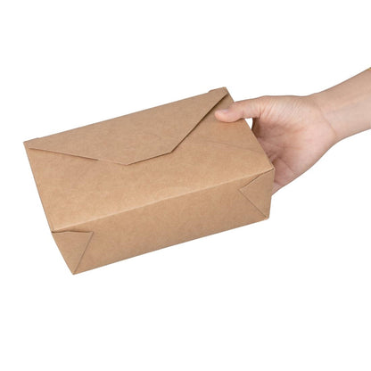 Fiesta Recyclable PE Lined Food Box 1800ml (200 Pack) (Pack Quantity: 200 | Size: 197(W)mm | 1.8Ltr capacity) • PAS-FN896
