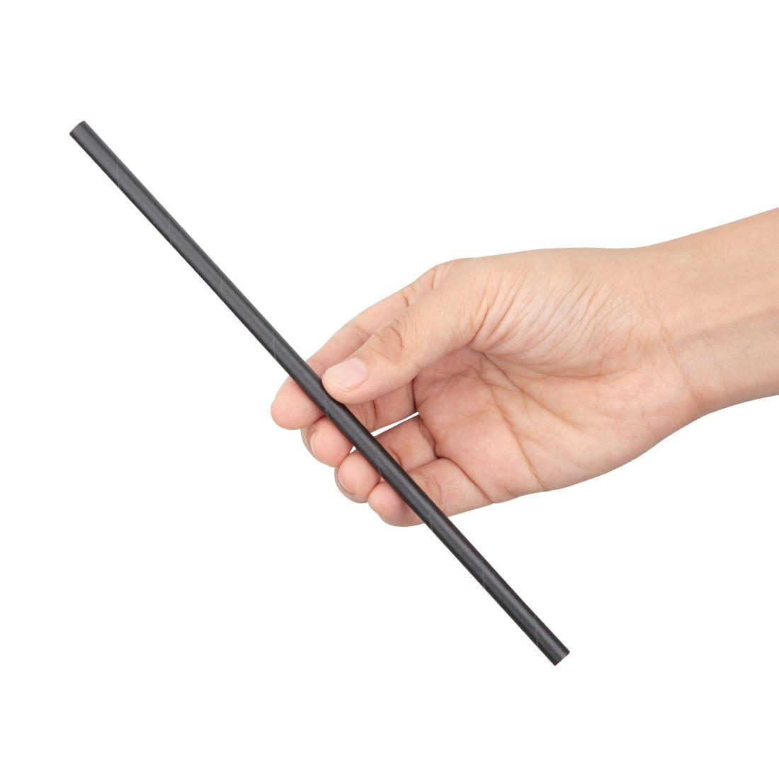 Fiesta Compostable Individually Wrapped Paper Straws Black (250 Pack) (210(L)mm | Pack Quantity: 250) • PAS-FP440