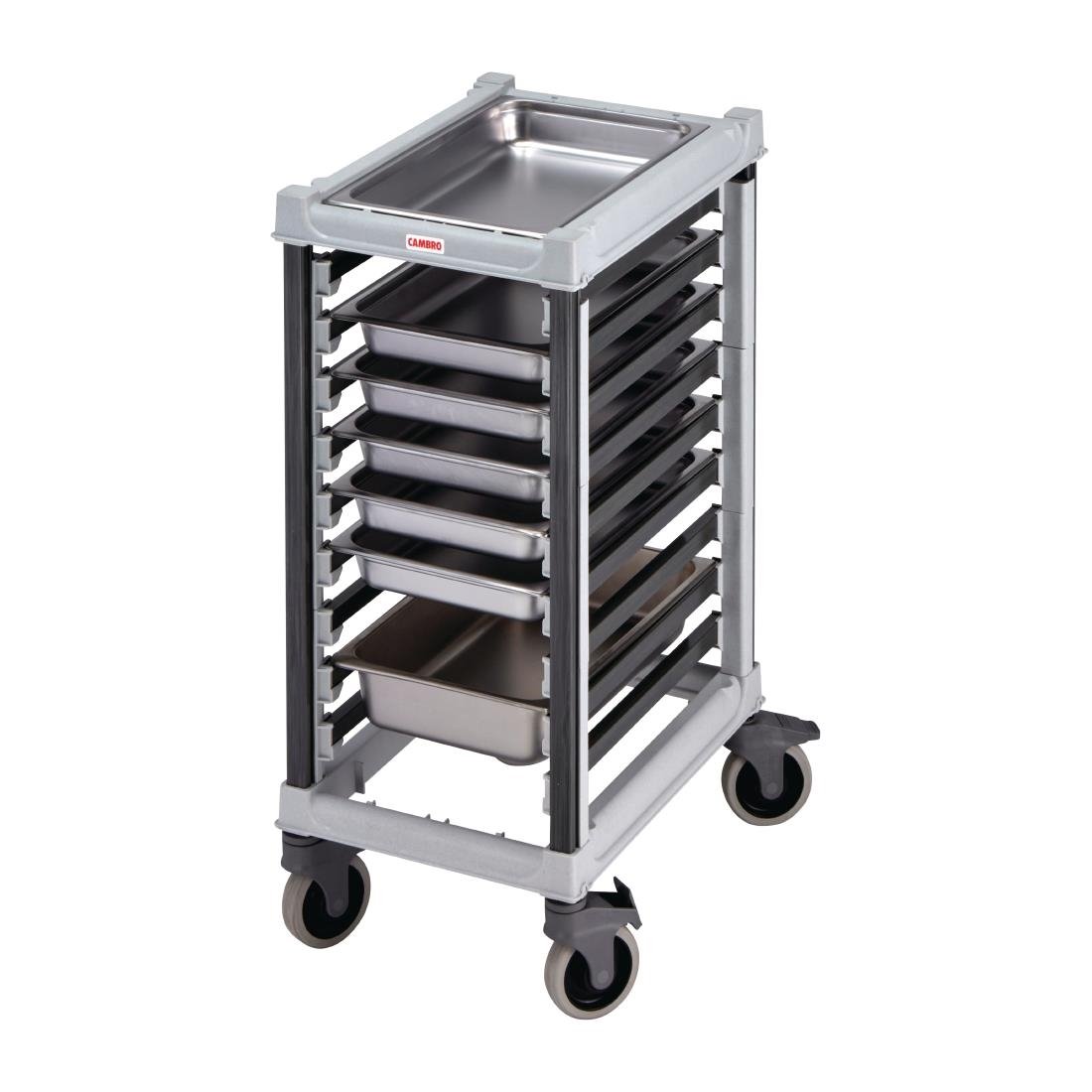 Cambro 1/1 Gastronorm Trolley 9 Pan Capacity Short • PAS-FP466
