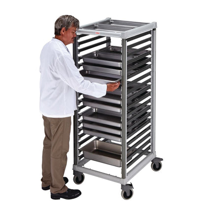 Cambro 2/1 Gastronorm Trolley 36 Pan Capacity Tall • PAS-FP467