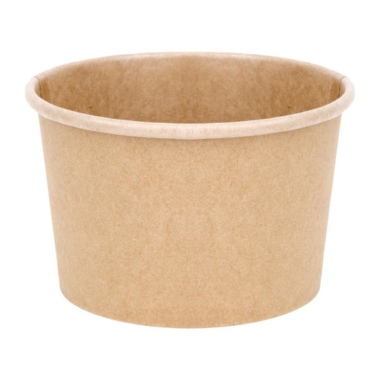 Fiesta Recyclable Soup Container 225ml (500 Pack) (Pack Quantity: 500 | Capacity: 230ml | Diameter: 98mm) • PAS-FP475