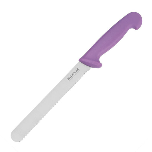 Hygiplas Bread Knife Purple 200mm • PAS-FP731